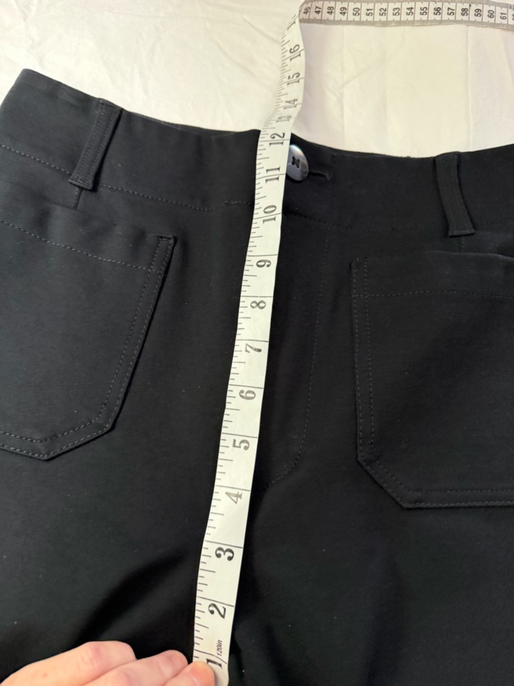 MAEVE ANTHROPOLOGIE The Colette Ponte Crop Wide-Leg Pants Black 28 - Picture 11 of 14